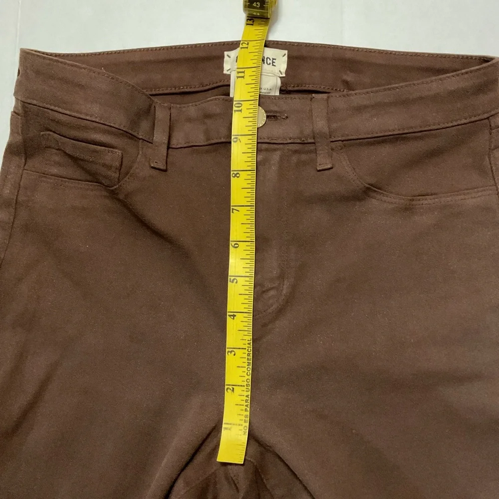 L’ Agence Margot Skinny Jeans Brown High Rise - Picture 5 of 12